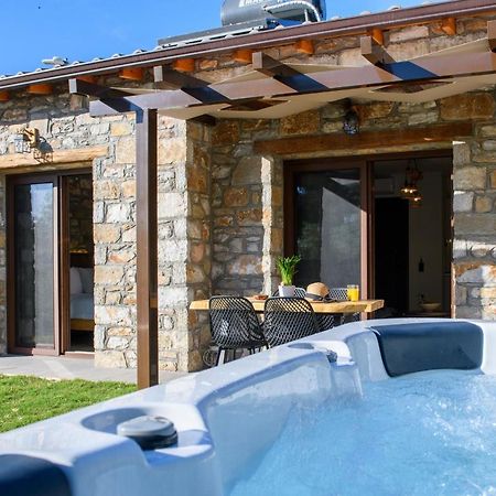 La Terra Petra Villa Skala Rachoni  Buitenkant foto