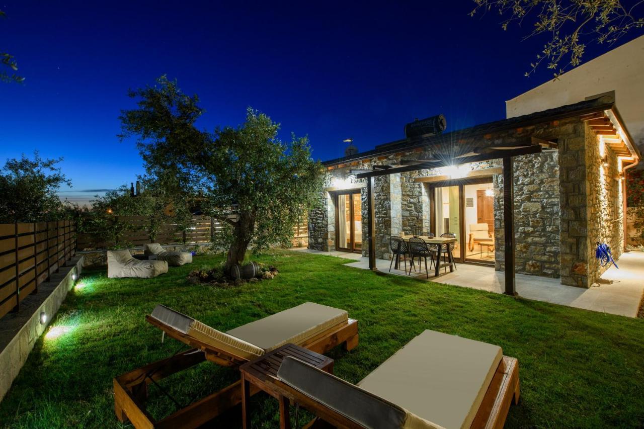 La Terra Petra Villa Skala Rachoni  Buitenkant foto
