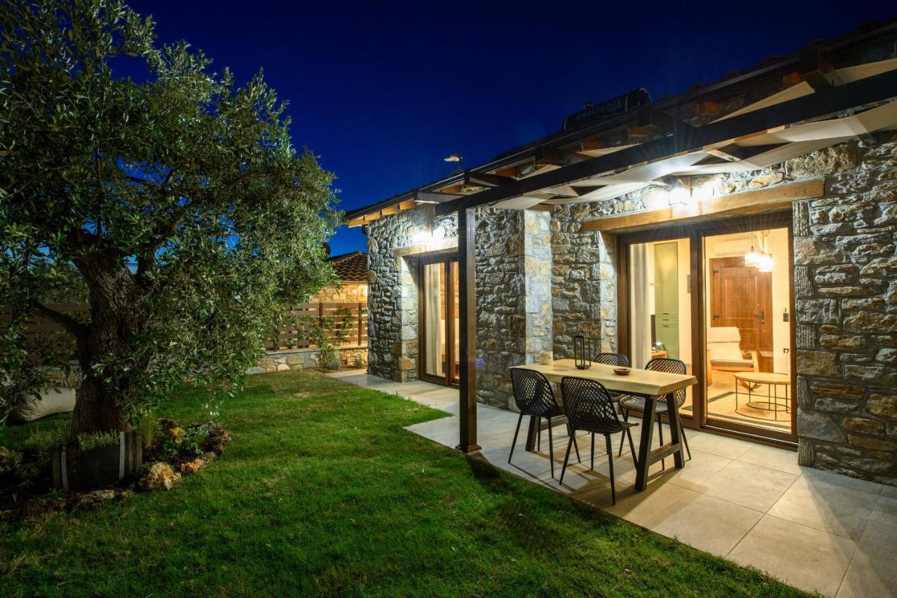 La Terra Petra Villa Skala Rachoni  Buitenkant foto