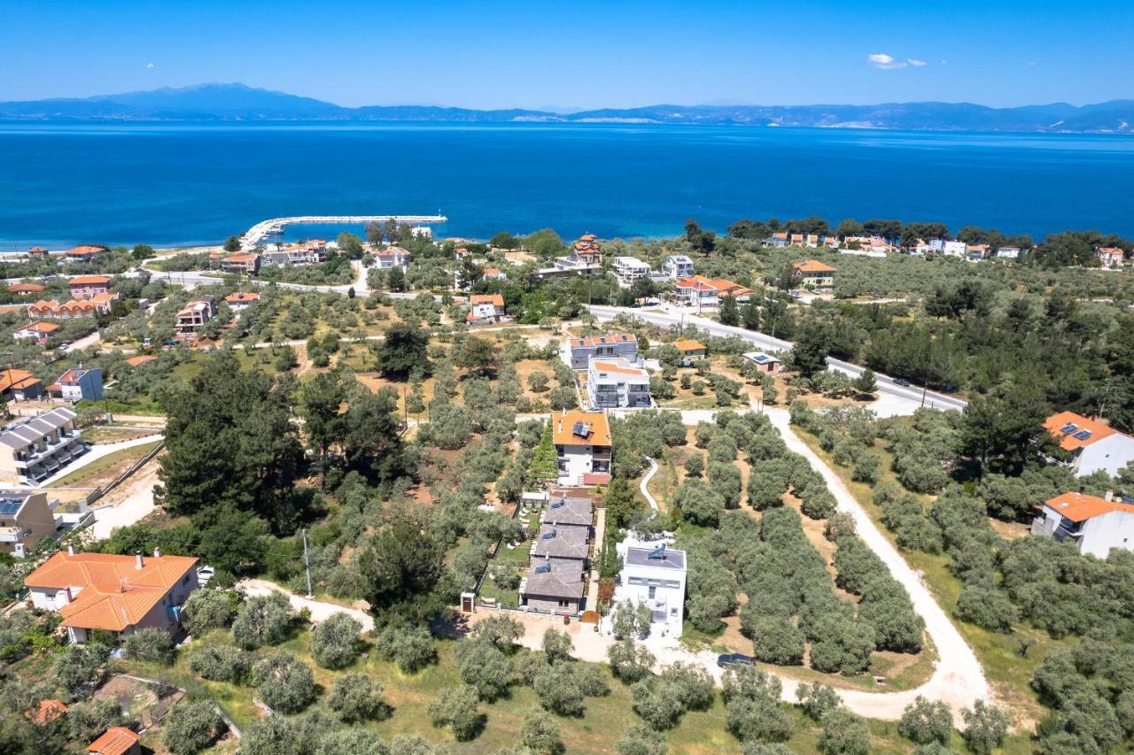 La Terra Petra Villa Skala Rachoni  Buitenkant foto