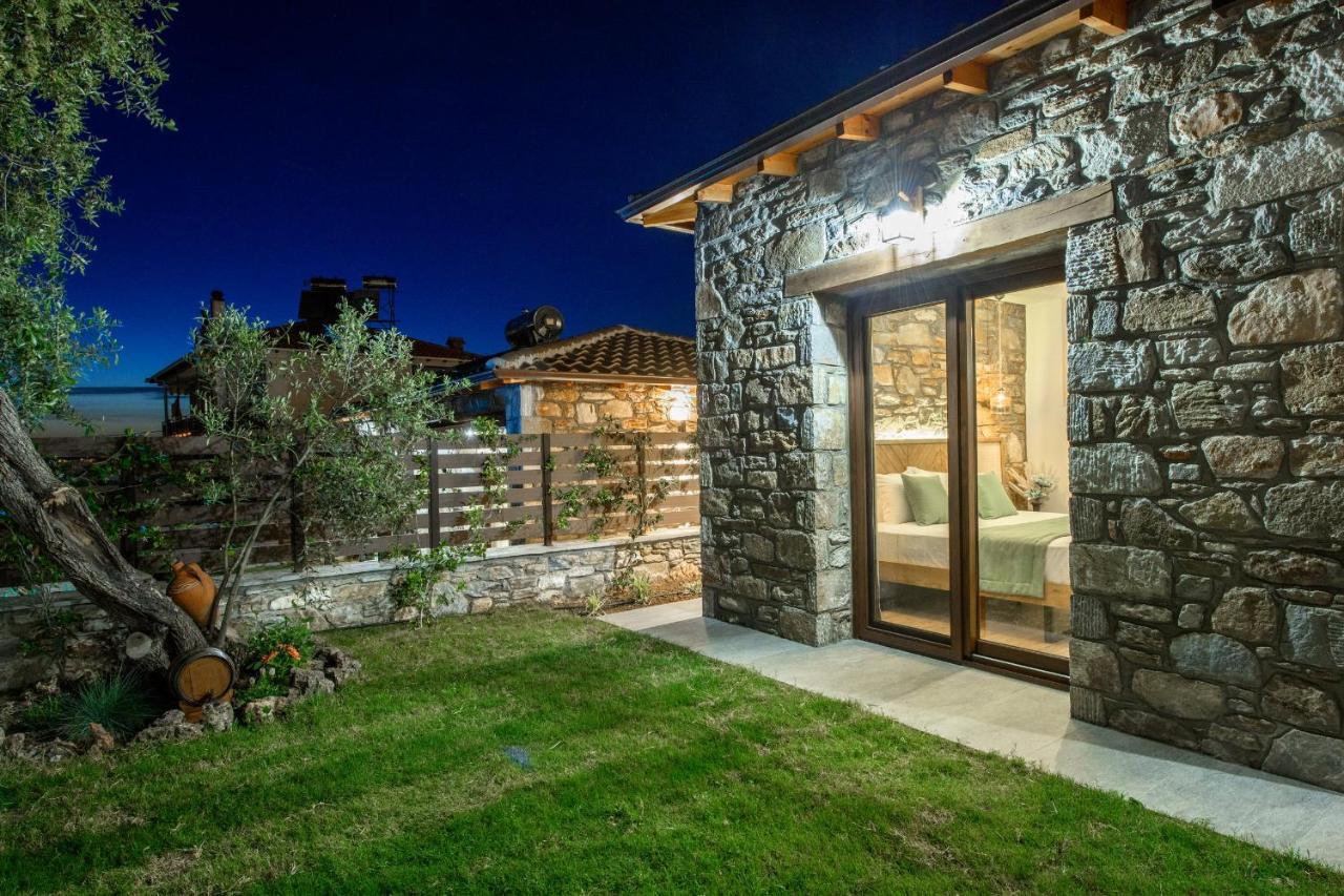 La Terra Petra Villa Skala Rachoni  Buitenkant foto