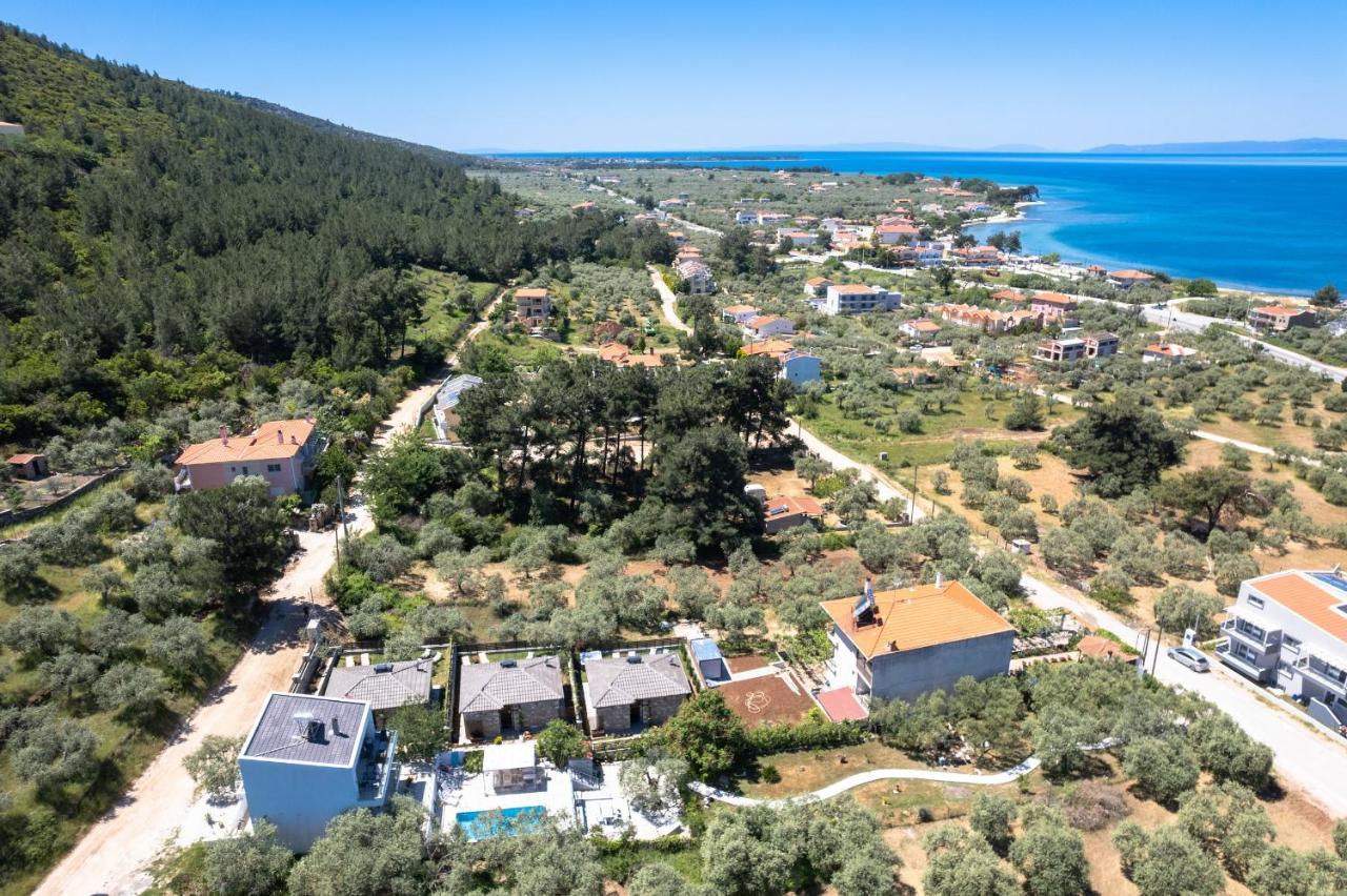 La Terra Petra Villa Skala Rachoni  Buitenkant foto