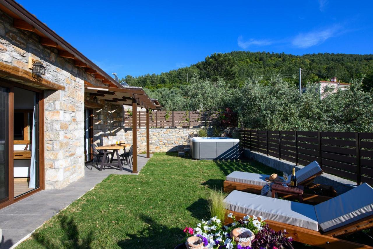 La Terra Petra Villa Skala Rachoni  Buitenkant foto