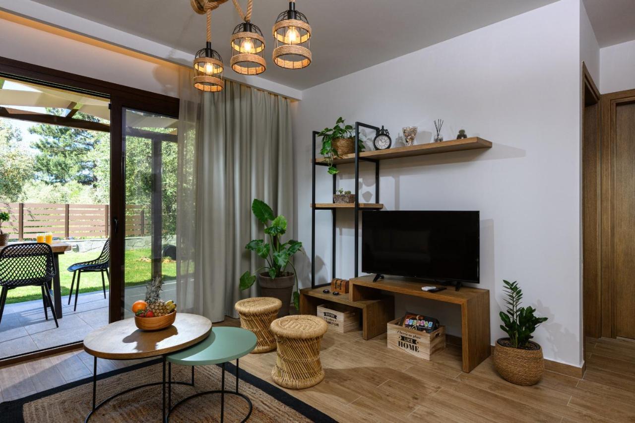 La Terra Petra Villa Skala Rachoni  Buitenkant foto