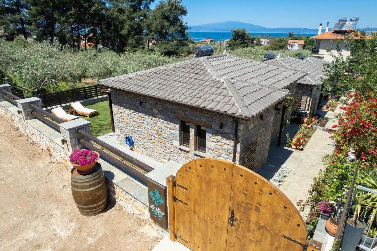 La Terra Petra Villa Skala Rachoni  Buitenkant foto