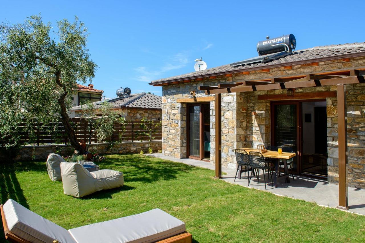 La Terra Petra Villa Skala Rachoni  Buitenkant foto