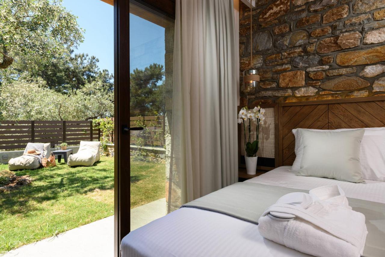 La Terra Petra Villa Skala Rachoni  Buitenkant foto