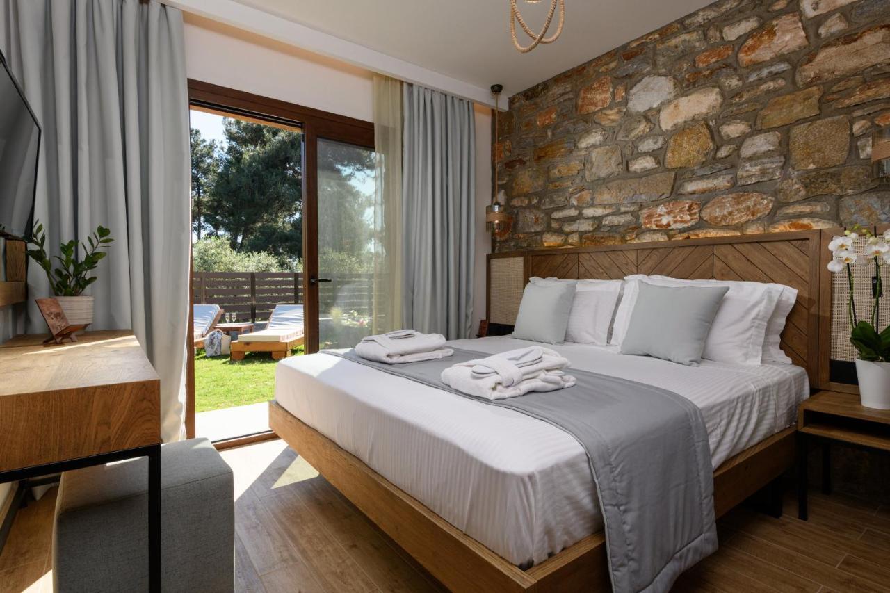 La Terra Petra Villa Skala Rachoni  Buitenkant foto