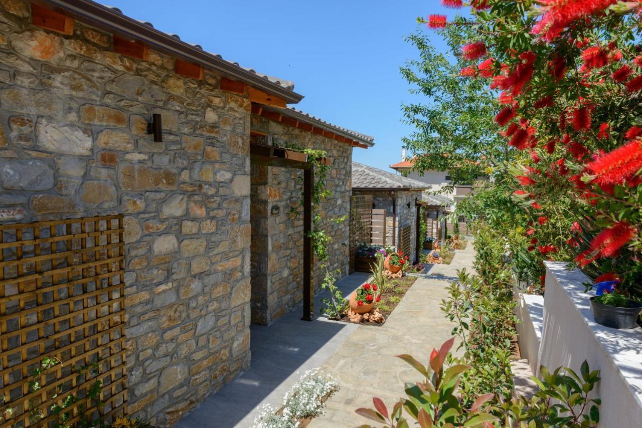 La Terra Petra Villa Skala Rachoni  Buitenkant foto