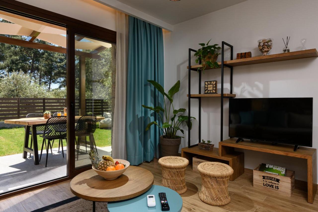 La Terra Petra Villa Skala Rachoni  Buitenkant foto