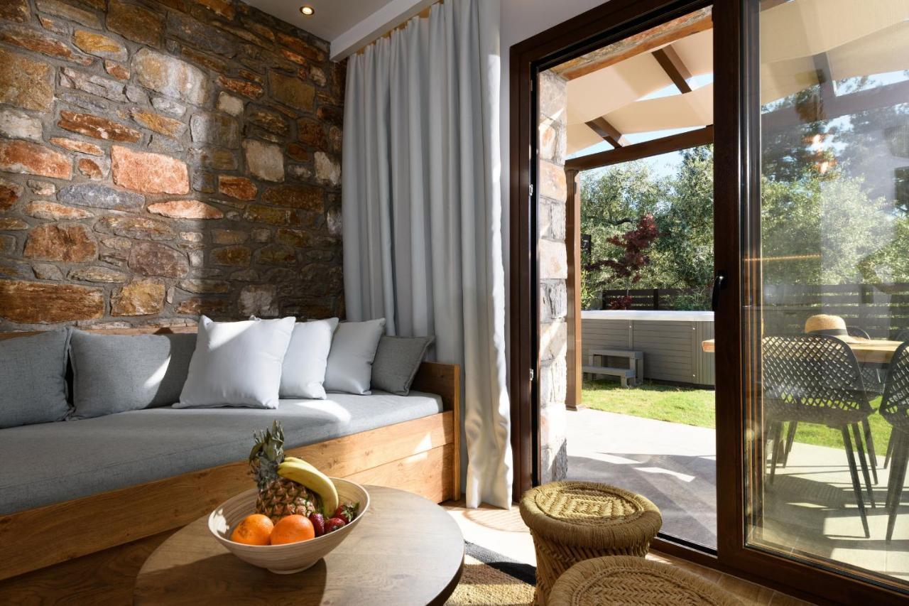 La Terra Petra Villa Skala Rachoni  Buitenkant foto