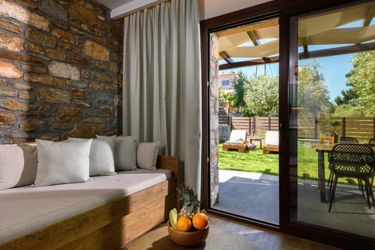 La Terra Petra Villa Skala Rachoni  Buitenkant foto