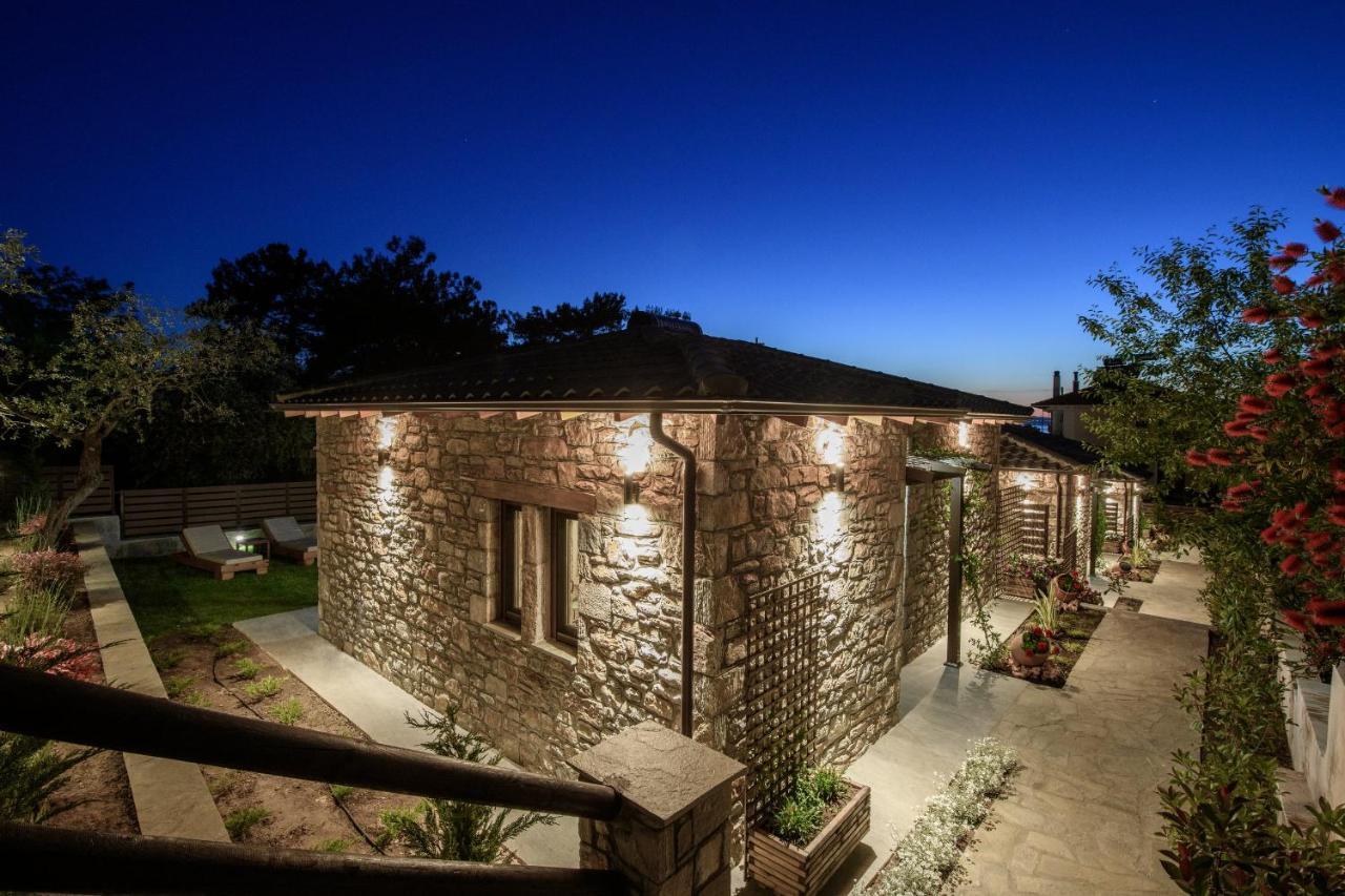 La Terra Petra Villa Skala Rachoni  Buitenkant foto